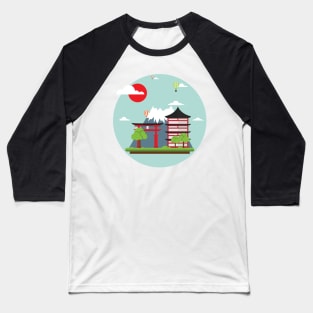 The land of the rising Sun Baseball T-Shirt